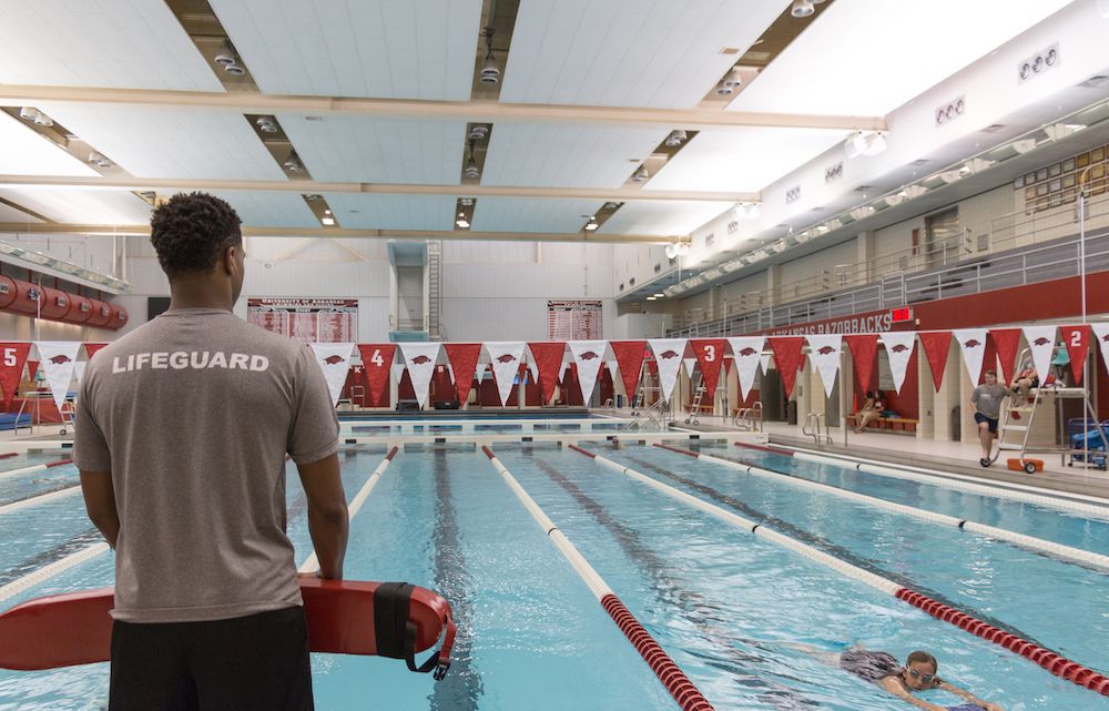 American Red Cross certified student lifeguards