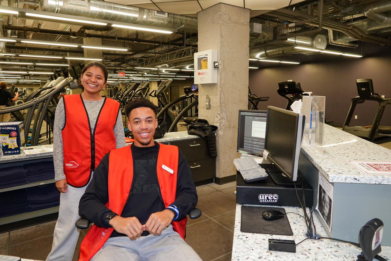 University Recreation (UREC) is a great way to get a job on the U of A campus, employing over 400 students