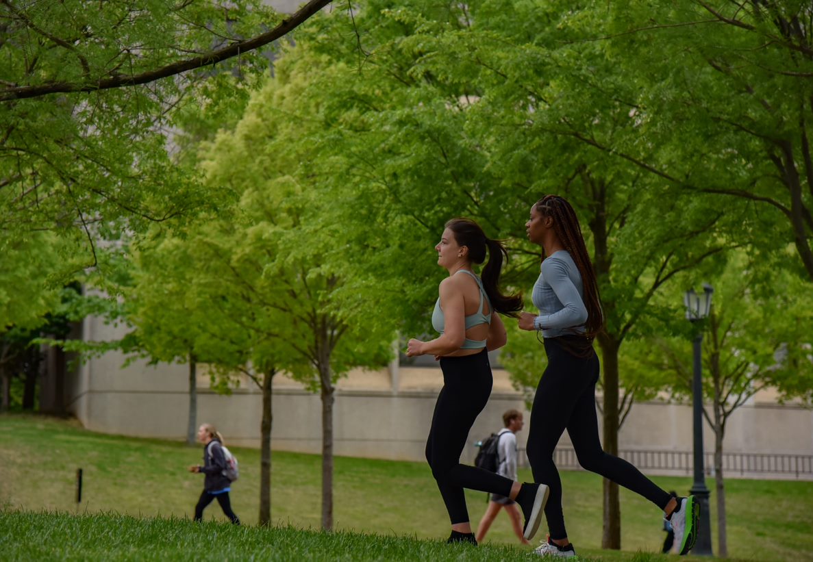 Students Running